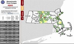 Image result for Mass Power Outages Map