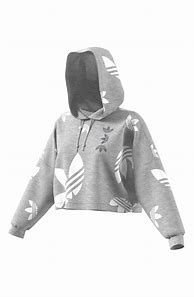 Image result for Adidas Large Logo Cropped Hoodie