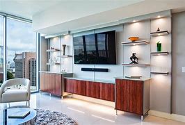 Image result for Entertainment Centers Built Cabinets