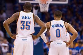 Image result for Russell Westbrook and Kevin Durant Fight Background