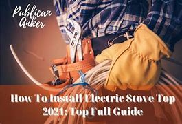 Image result for Install Electric Stove
