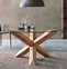 Image result for Glass Dining Table with Wood Base