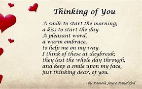 Image result for Thinking of You Poems