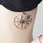 Image result for Girly Compass Tattoo
