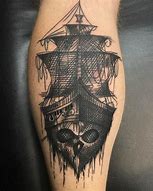 Image result for Haunted Pirate Ship Tattoo