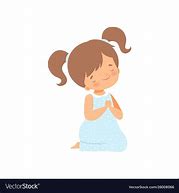 Image result for Little Girl Praying Cartoon