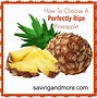 Image result for How to Check If a Pineapple Is Ripe