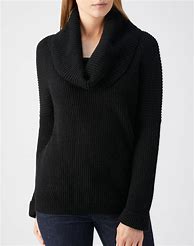 Image result for Black Cowl Neck Sweater