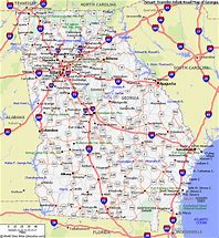 Image result for Interstate 75 Georgia Map