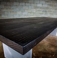 Image result for Black Wood Table