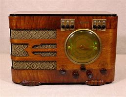 Image result for Stand Up Wood Radio