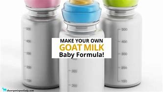 Image result for Goat Milk Baby Formula