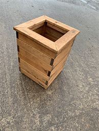 Image result for Tall Wood Planters