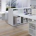 Image result for White Gloss Desk with Drawers
