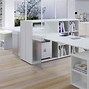 Image result for White Desk with Lockable Drawers