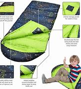 Image result for Kids Camping Sleeping Bags