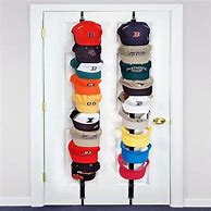 Image result for Baseball Hat Rack Closet