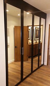 Image result for Mirrored Closet