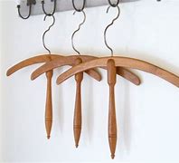 Image result for Vintage Ledwith Wooden Hangers