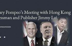 Image result for Jimmy Lai Mike Pence