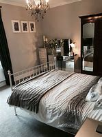 Image result for Grey Bedroom with Mirrored Furniture