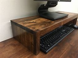 Image result for Homemade Desk Risers