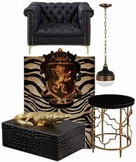 Image result for Black and Gold Home Decor