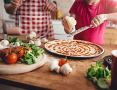 Image result for People Making Pizza