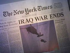 Image result for Iraq War Ends