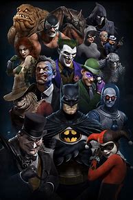 Image result for Batman Villains Poster