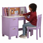 Image result for Child Desk Purple
