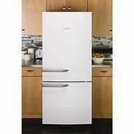 Image result for Refrigerator White Counter-Depth Bottom Freezer Ice Maker