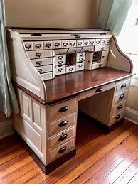 Image result for Painted Roll Top Desk Ideas