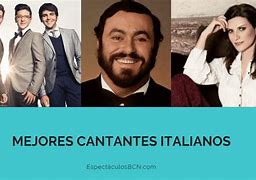 Image result for Cantantes Italianos