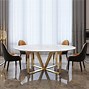 Image result for Modern Round Dining Table Set for 6