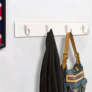 Image result for White Lacquer Wall Mounted Clothes Hanger