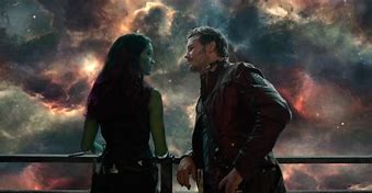 Image result for Guardians of the Galaxy Gamora and Star Lord