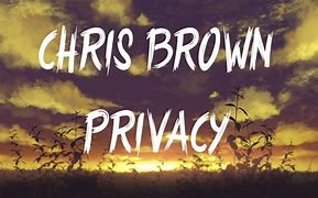 Image result for Chris Brown Privacy Lyrics