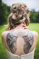 Image result for Full Back Angel Wing Tattoos