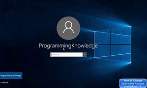 Image result for How to Change Username On Windows 10