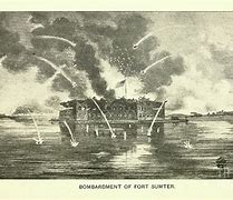 Image result for Fort Sumter Civil War Drawing
