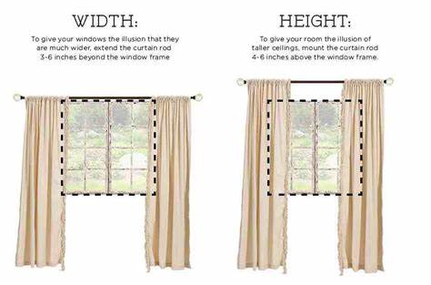 5. Consider the curtain rod design