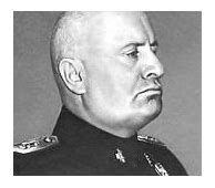 Image result for Mussolini Portrait