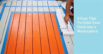 Image result for how to paint a deck