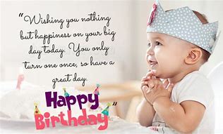 Image result for Happy Birthday One Year Old