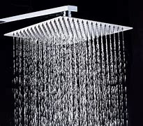 Image result for Square Rain Shower Head with Handheld