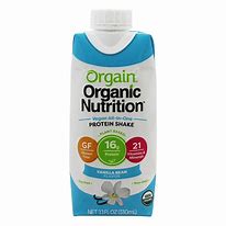 Image result for Orgain Inc Organic High Protein Shake (16G) Ready To Drink - Creamy Chocolate Fudge Flavor - 12-Pack Box - Weight Control - Meal Replacement