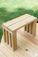 Image result for DIY Outdoor Metal and Wood Bench