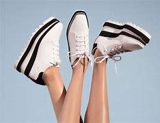 Image result for Sneak Elyse Lace Platform Sneaker Stella McCartney