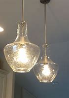 Image result for Glass Pendant Lights Kitchen